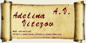 Adelina Vitezov vizit kartica
